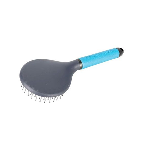Coldstream Faux Leather Horse Brush - Navy/Blue