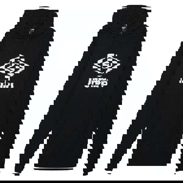 Umbro Mens Logo Hoodie - Black - 
