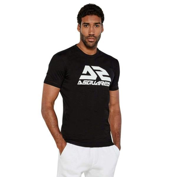 DSquared2 Mens Bold Logo Cool Fit T-Shirt - Black - 