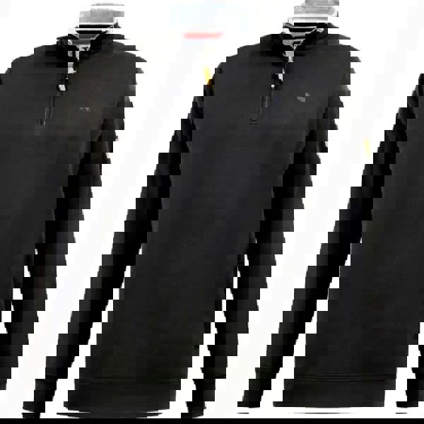 Duke Mens D555 Russel Embroidered Logo Fleece Kingsize Sweatshirt - Black