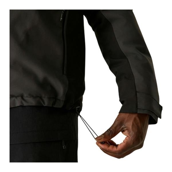 Regatta Mens Highton Two Tone Waterproof Stretch Insulated Jacket - Ash/Black