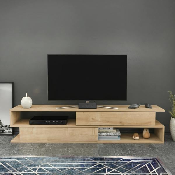 Decorotika Cortez Modern Tv Stand Tv Unit TV Cabinet for Tv's up to 72"