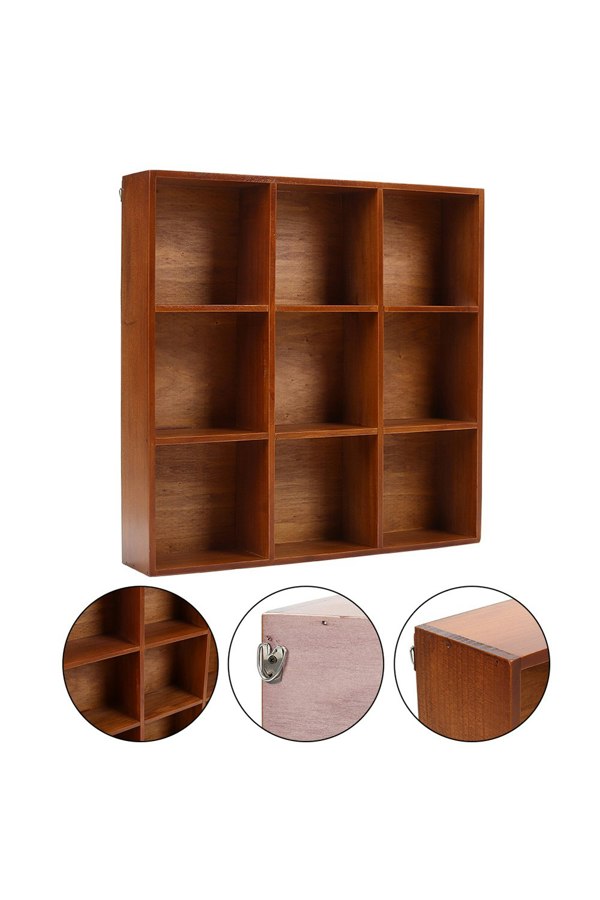 Living and Home Vintage Minimalist Style Nine Palace Grid Storage Box