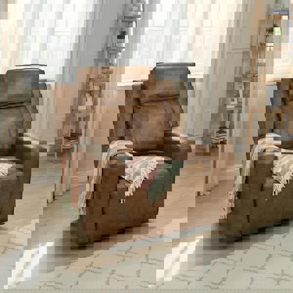 Furnishings For Less Barcino Electric Reclining Armchair Single Seater USB Charging