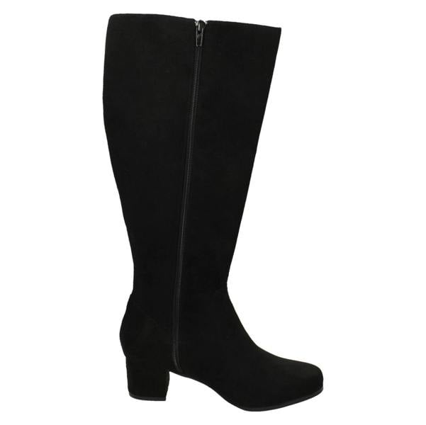 Spot On Ladies Spot On Extra Wide Fitting Knee High Boots F51131