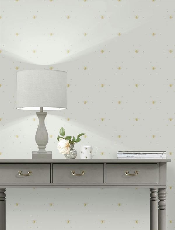 Sophie Allport Bees Silhouette Cream & Ochre Wallpaper