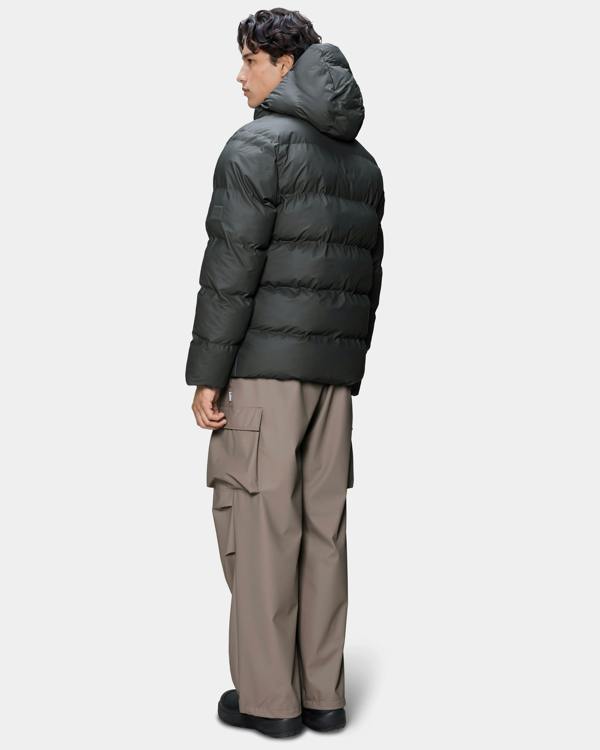 Rains Alta Unisex Puffer Jacket - 153 Dark Grey