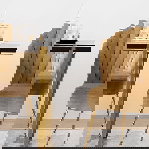 R3 Shell Dining Chair, Velvet-Weilai Concept-Weilai Concept