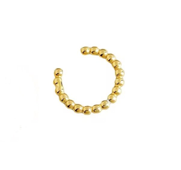 Gold Trip Beaded Ear Cuff