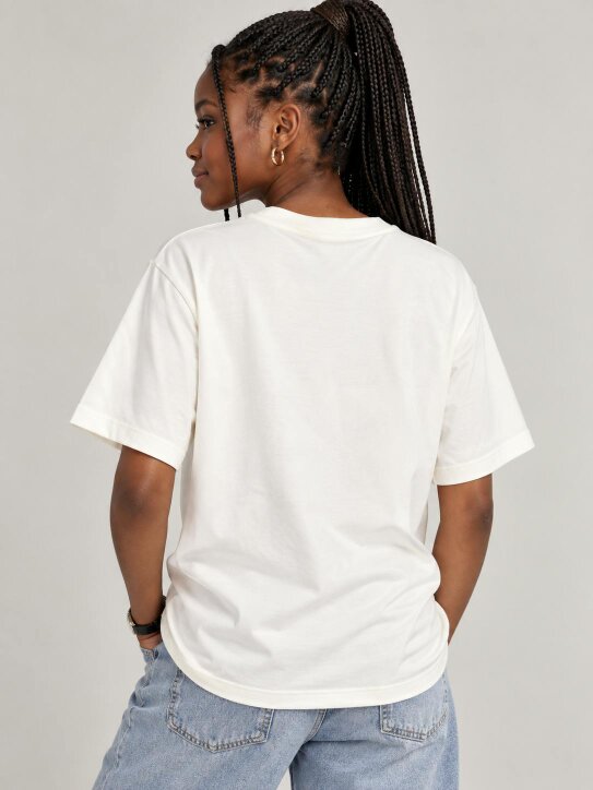 Childsplay Girls Oversized T-Shirt in Ivory