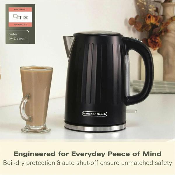 Hamilton Beach Harmony 1.7L Kettle - Espresso