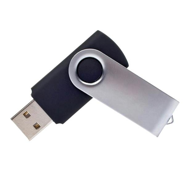 MidOcean Techmate 4GB USB Flash Drive - Black - 