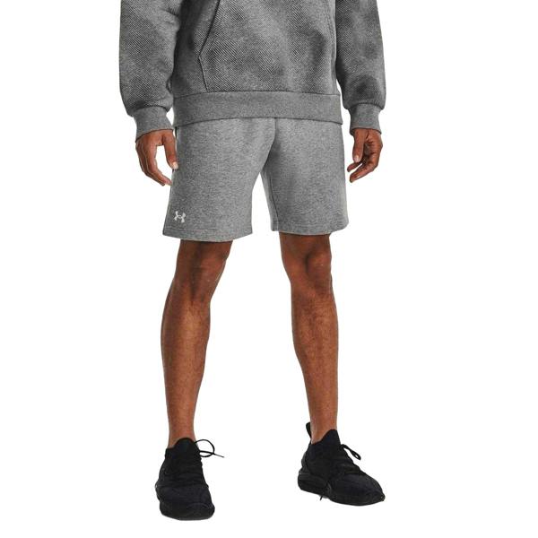 Under Armour Mens Rival Cotton Blend Shorts - Frost Gray - 