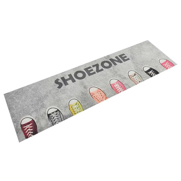 Berkfield Kitchen Rug Washable Shoezone 45x150 cm Velvet