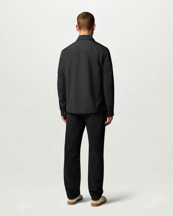 Belstaff Mens Tourer Overshirt - Black | CHO | Designer Mens Overshirts
