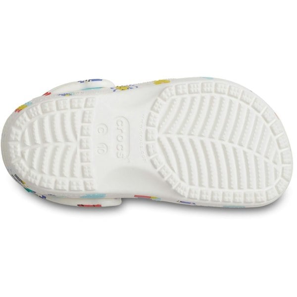 Crocs Classic Graphic Thermoplastic White/Multi Loafers
