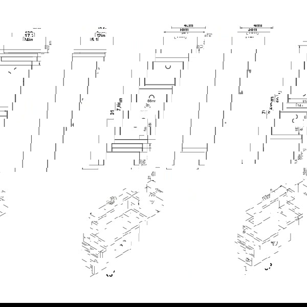 Furniture To Go Madrid Bedside Table 3 Drawers in Jackson Hickory Oak