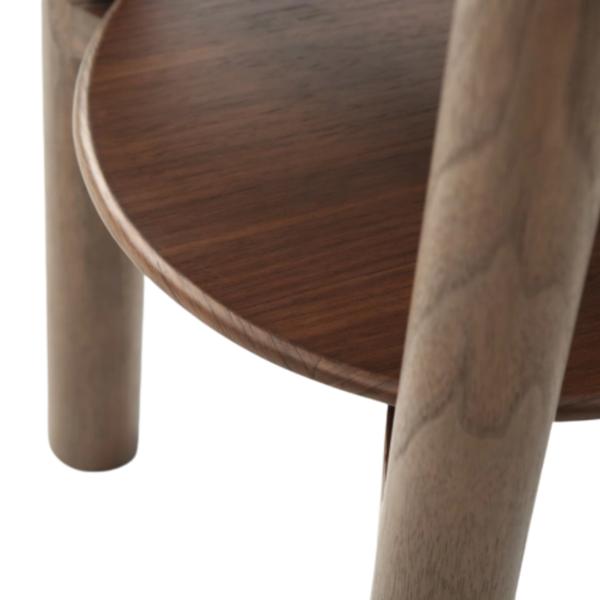 Willow Lamp Table with Shelf Timber Tobacco