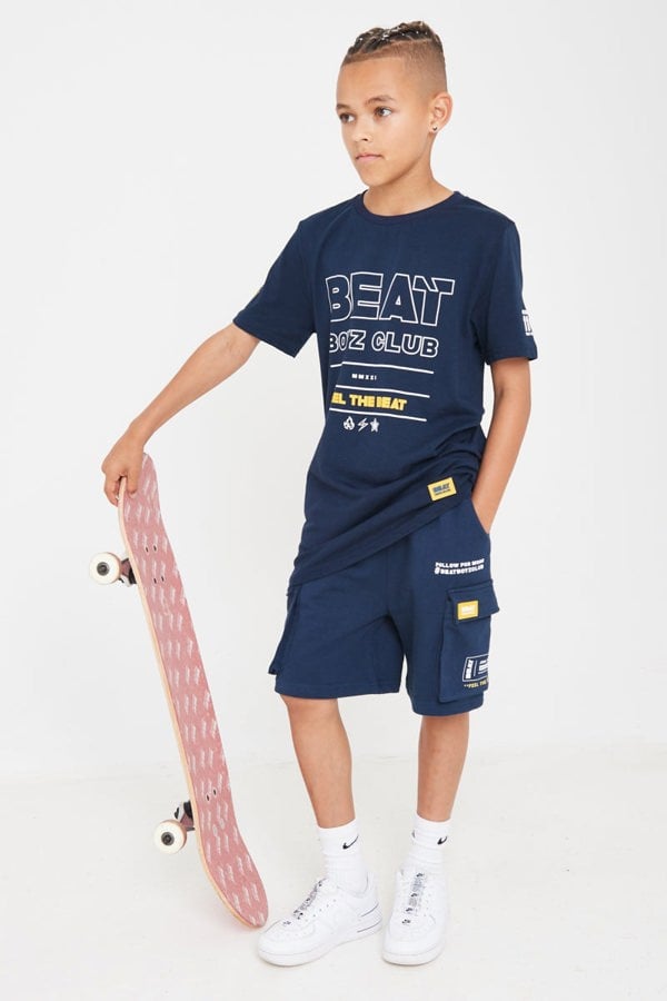Beat Boyz Club Bionic Combat Shorts - Navy