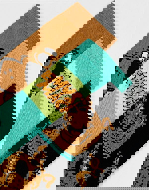 Scooby Doo Unisex Multicoloured Character Calf Socks Set of 3