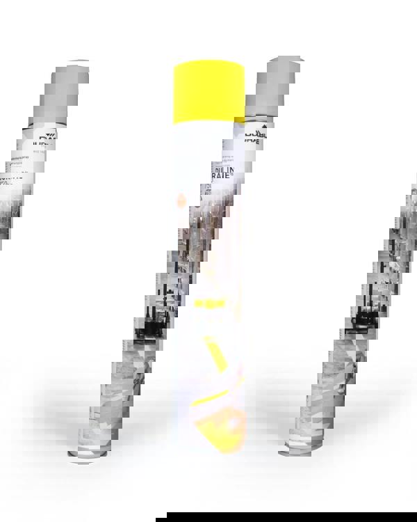 Durable DURALINE Floor Marking Spray 750ml | Permanent Line Paint | Yellow