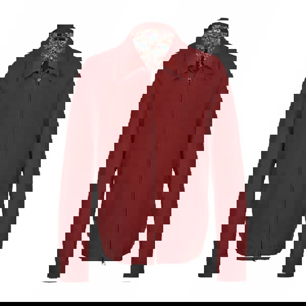 Ashford Relaxed Aviator Jacket - Burgundy