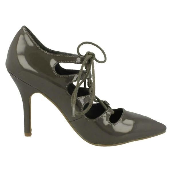 Anne Michelle Ladies Anne Michelle Pointed Lace Up High Heels