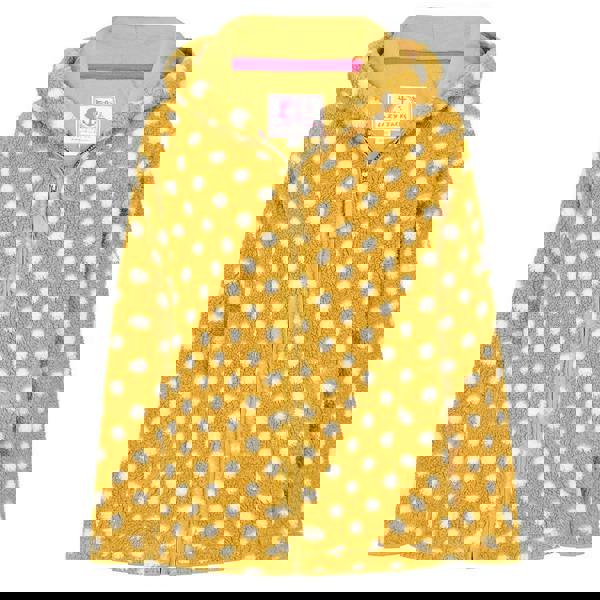 Lazy Jacks Kids Spotted Snug Fit Full Zip Hoodie - Heather