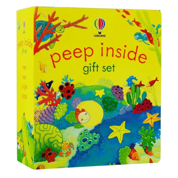 Peep Inside Collection 4 Books Gift Set - Peep Inside Space, Sea, Jungle, Tree