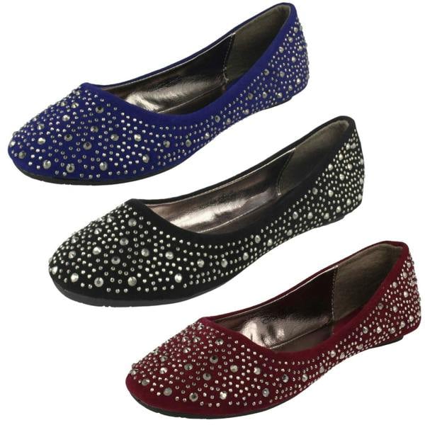 Cutie Girls Cutie Studded Ballerina Shoes