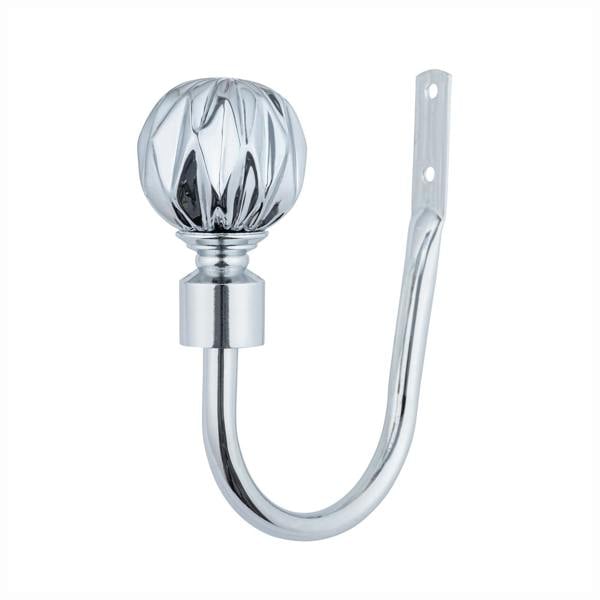 A.Unique Home Geo Ball Metal Extendable Curtain Pole With Rings and Fittings, In a Variety of Colours and Sizes  (25/28mm).