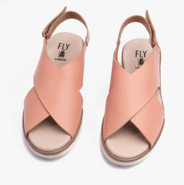 Fly London NABI058FLY Womens Sandals Nude Pink