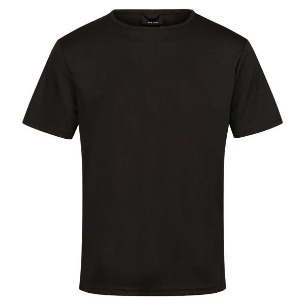 Regatta Professional Mens Reflective Moisture Wicking T-Shirt - Black - 