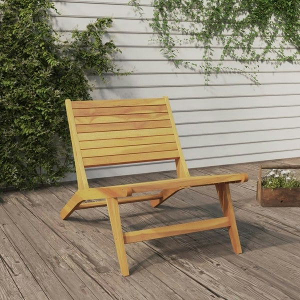 Berkfield Garden Chair Solid Wood Teak