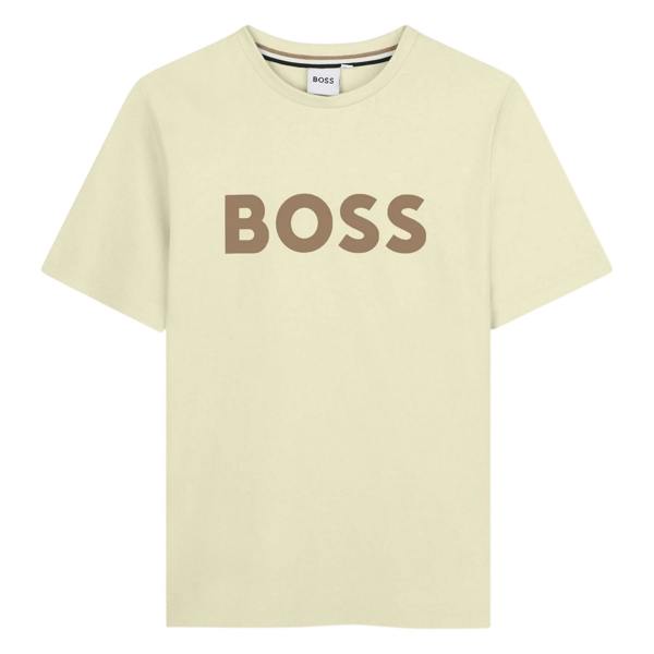 Boss Childrens/Kids Logo T-Shirt - Apple Green - 