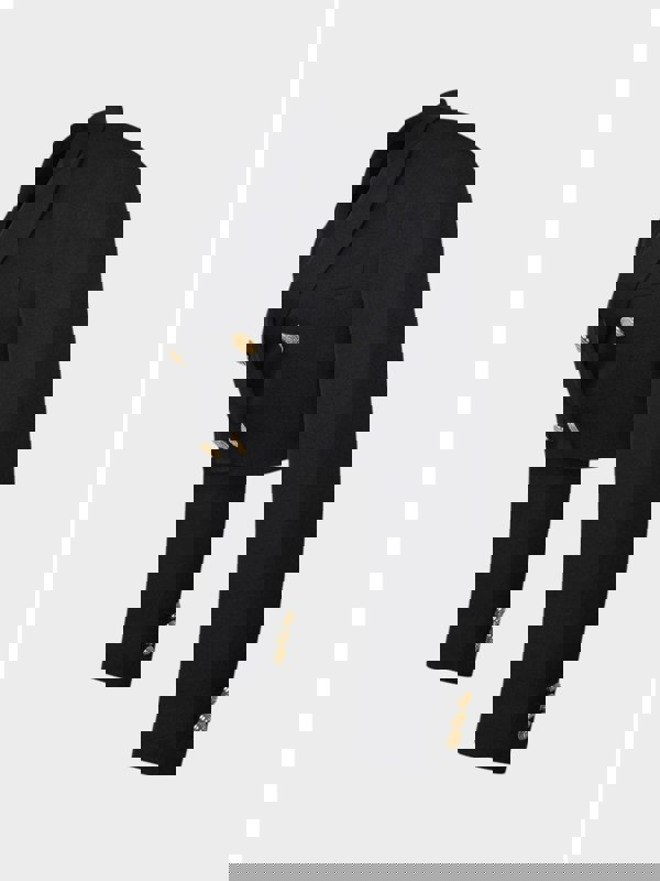 Palm Angels Cropped Blazer Black Gold - Supplied FashionPalm Angels