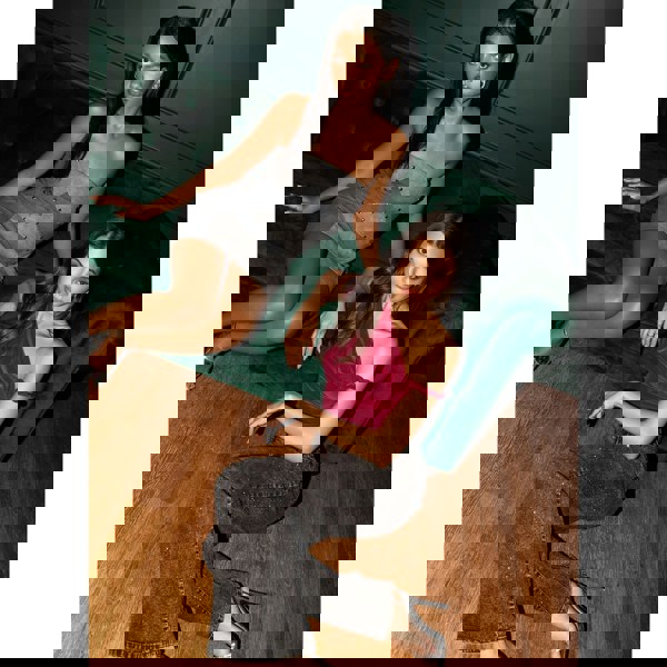 Pink Vanilla Twist Shoulder Top