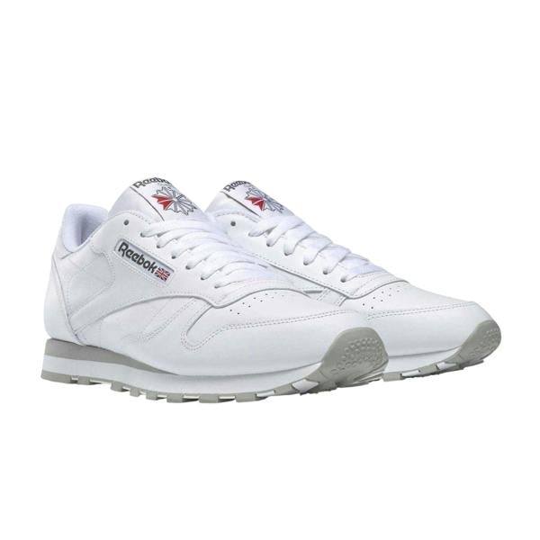 Reebok Mens Classic Leather Trainers - White - 