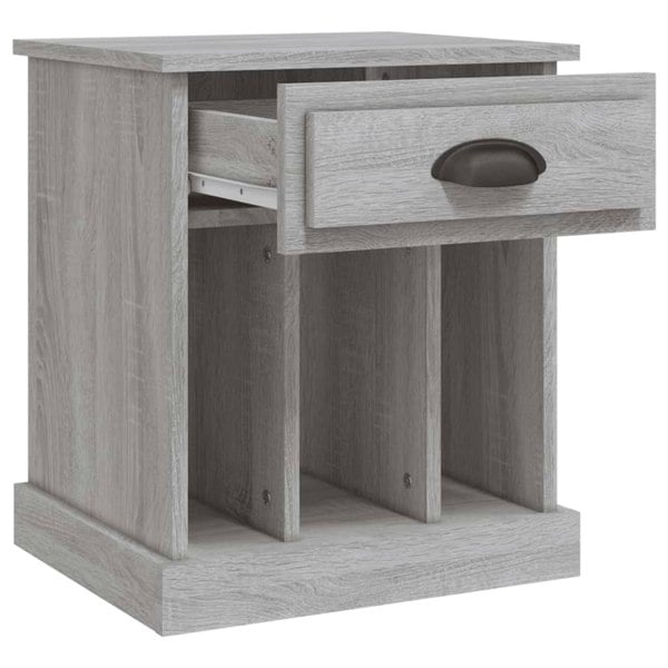Berkfield Bedside Cabinets 2 pcs Grey Sonoma 43x36x50 cm