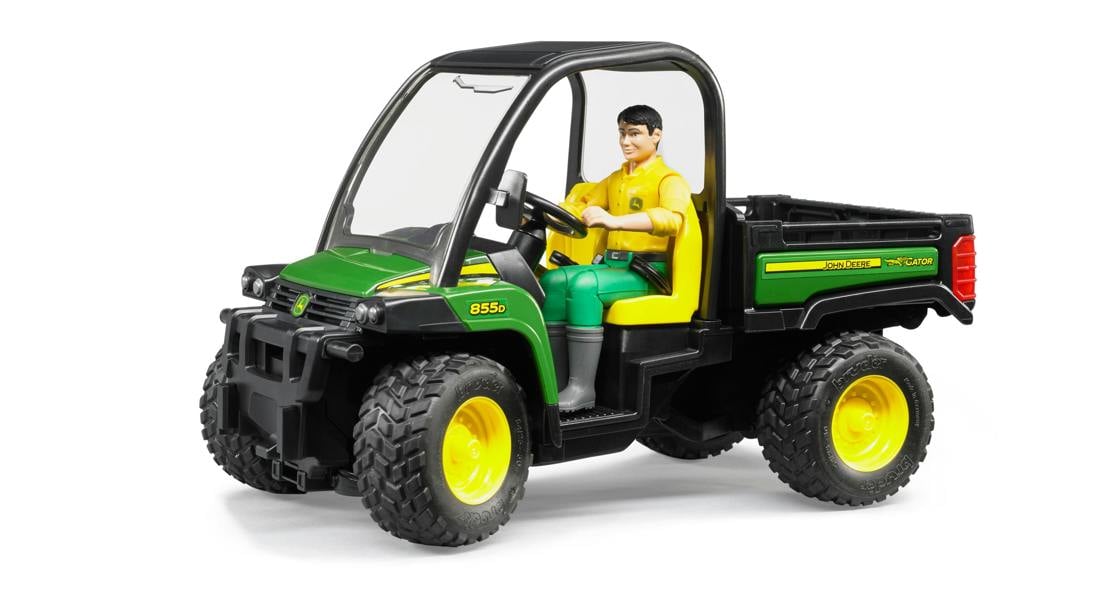 Bruder John Deere Gator XUV 855D with driver Vehicle Playset