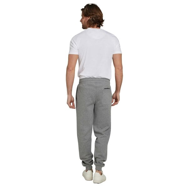 Raging Bull Mens Cuffed Jogging Bottoms - Grey Marl