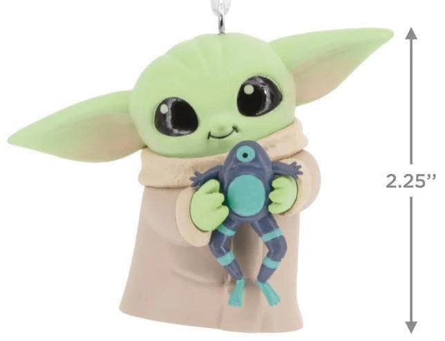 Star Wars: The Mandalorian - Grogu and Arges Frog Christmas Tree Ornament