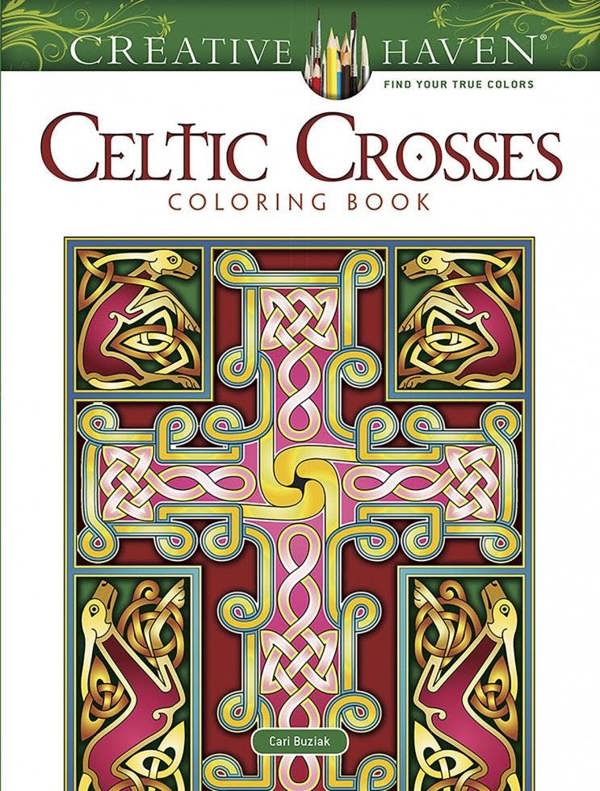 Creative Haven Celtic Crosses Coloring Book