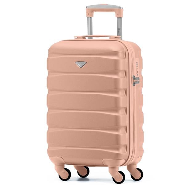 Flight Knight 55x35x20cm Carry On Cabin Suitcase (TSA Lock) 100+ Airlines Approved