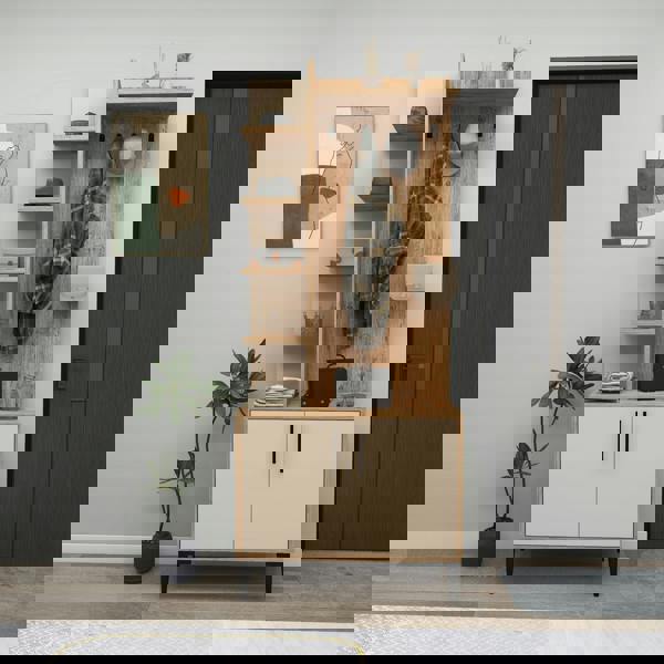 Destina Home Lefteris Hallway Coat Rack with Shelves