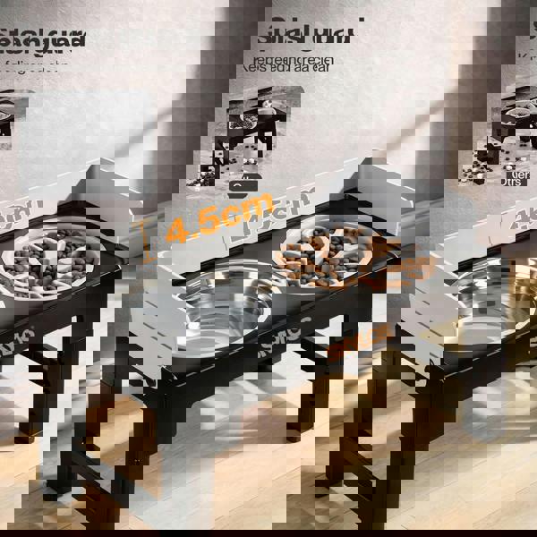 Skylos Raised Dog Bowls Elevated Pet Feeder 6 Height Slow Food Water Feeding