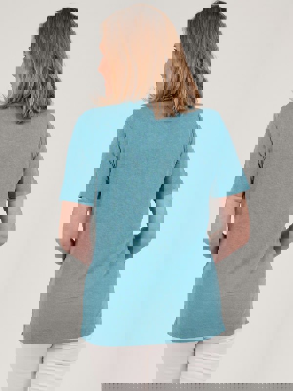 PennyPlain Loose Basic T-shirt - Sea Green