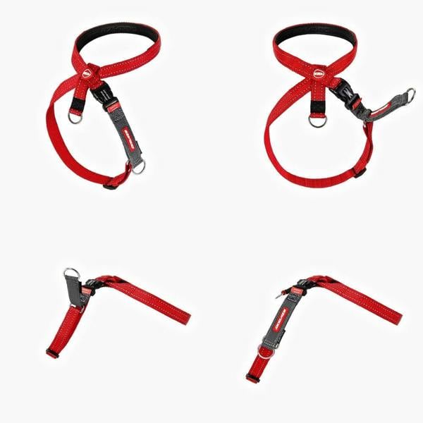 EzyDog Crosscheck Dog Harness in Red