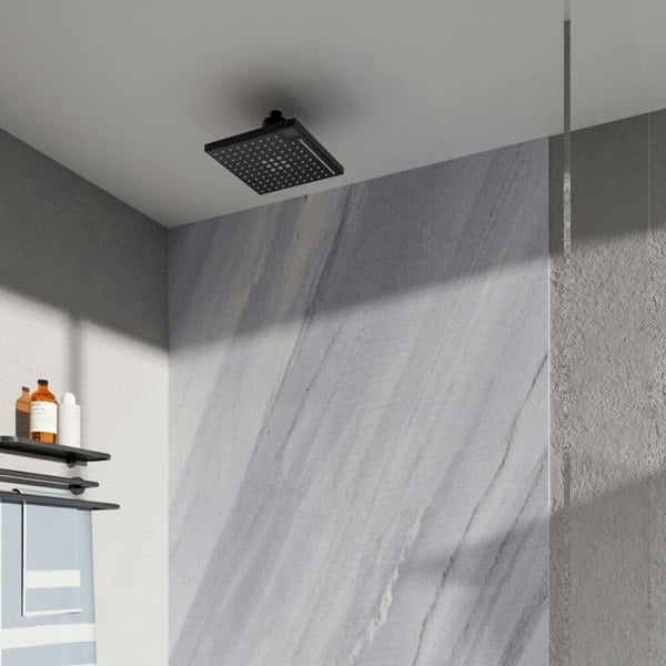 Bathroom Deco Large Smart Sensor Rain Shower Head with Digital Display Living and Home