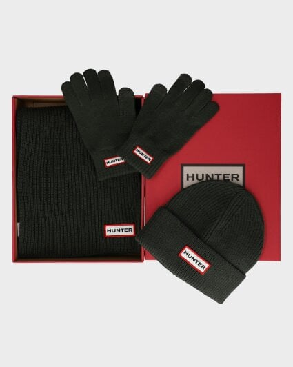 Hunter Unisex Ekko Hat, Scarf and Gloves Box Set- Kambaba